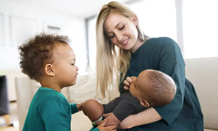 Newborn baby and toddler age