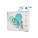 Scannable QR codes can be found on the inside of Pampers products